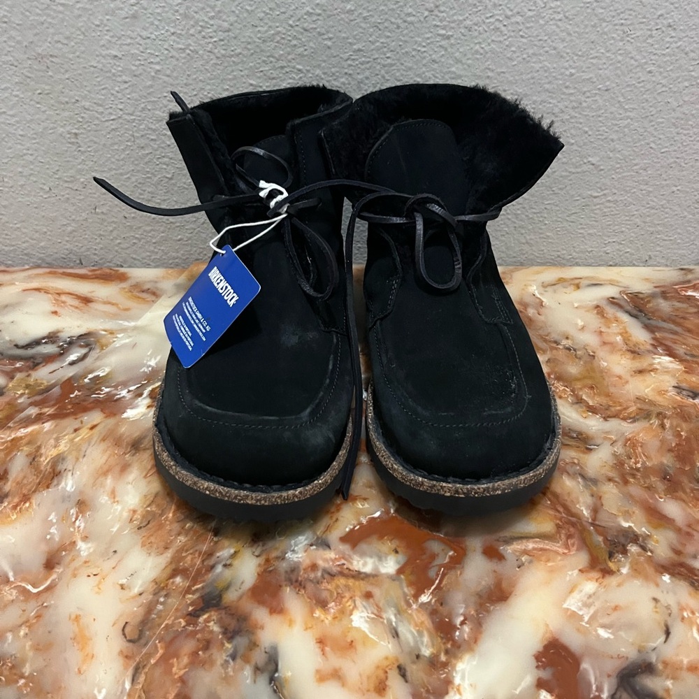 Birkinstock Bakki BlueSuede Ankle Boots.New